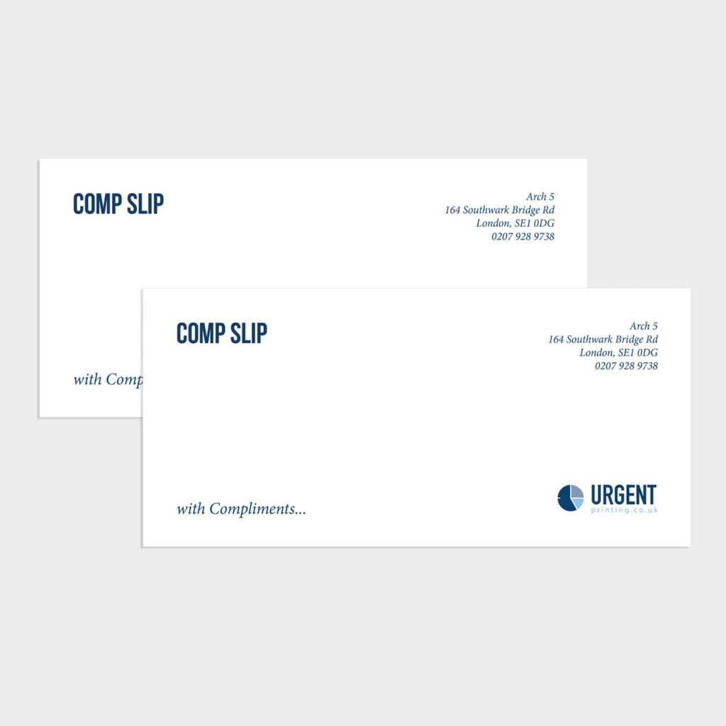 Compliment Slips (DL)