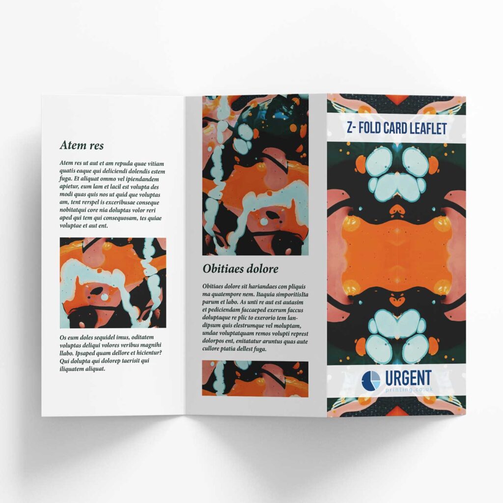 C-Fold / Z-Fold Leaflet